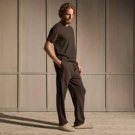 Vintage French Terry Sweatpant in Bark Pigment | James Perse Los Angeles