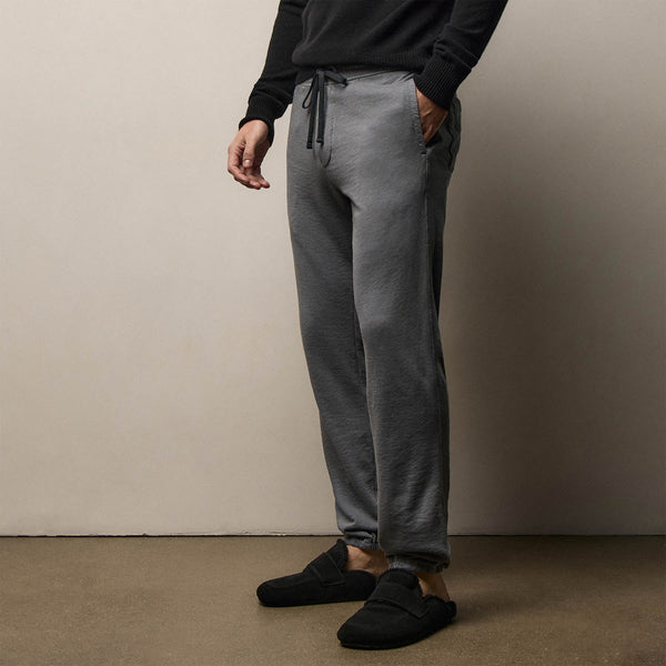 Vintage French Terry Sweatpant in Cavalry Pigment | James Perse Los Angeles
