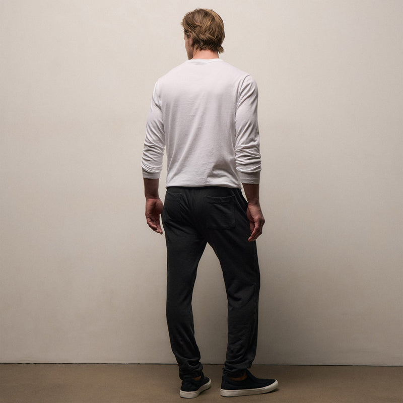 Vintage French Terry Sweatpant in Carbon Pigment | James Perse Los Angeles