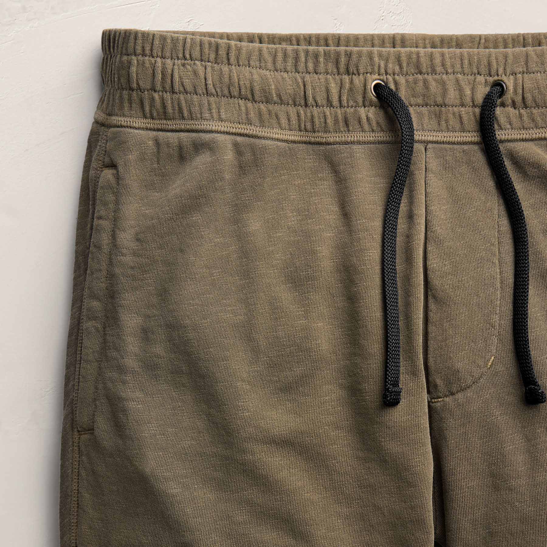 Vintage French Terry Sweatpant in Light Olive Pigment | James Perse Los Angeles