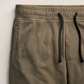 Vintage French Terry Sweatpant in Light Olive Pigment | James Perse Los Angeles