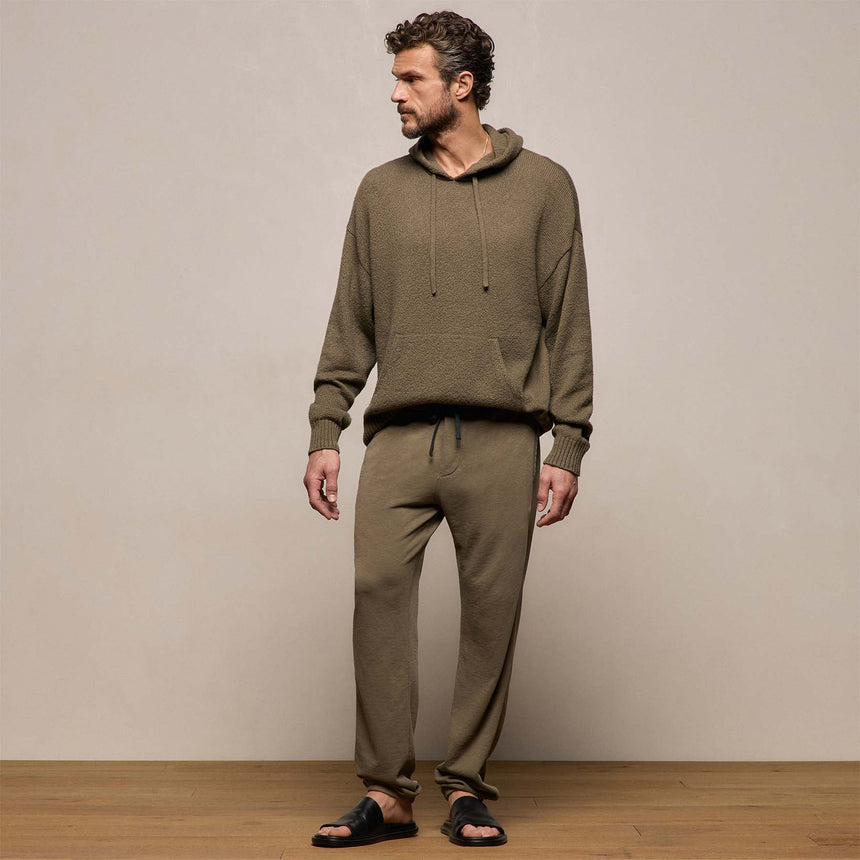 Vintage French Terry Sweatpant in Light Olive Pigment | James Perse Los Angeles