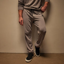 Vintage French Terry Sweatpant in Silver Grey Pigment | James Perse Los Angeles