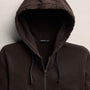 Vintage French Terry Zip Up Hoodie - Bark Pigment | James Perse Los Angeles