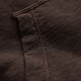 Vintage French Terry Zip Up Hoodie - Bark Pigment | James Perse Los Angeles