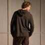 Vintage French Terry Zip Up Hoodie in Bark Pigment | James Perse Los Angeles