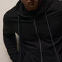 Vintage French Zip Up Hoodie in Black | James Perse Los Angeles