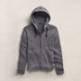 Vintage French Terry Zip Up Hoodie In Cavalry Pigment | James Perse Los Angeles