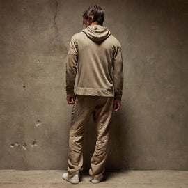 Vintage French Terry Zip Up Hoodie in Cashew Pigment | James Perse Los Angeles