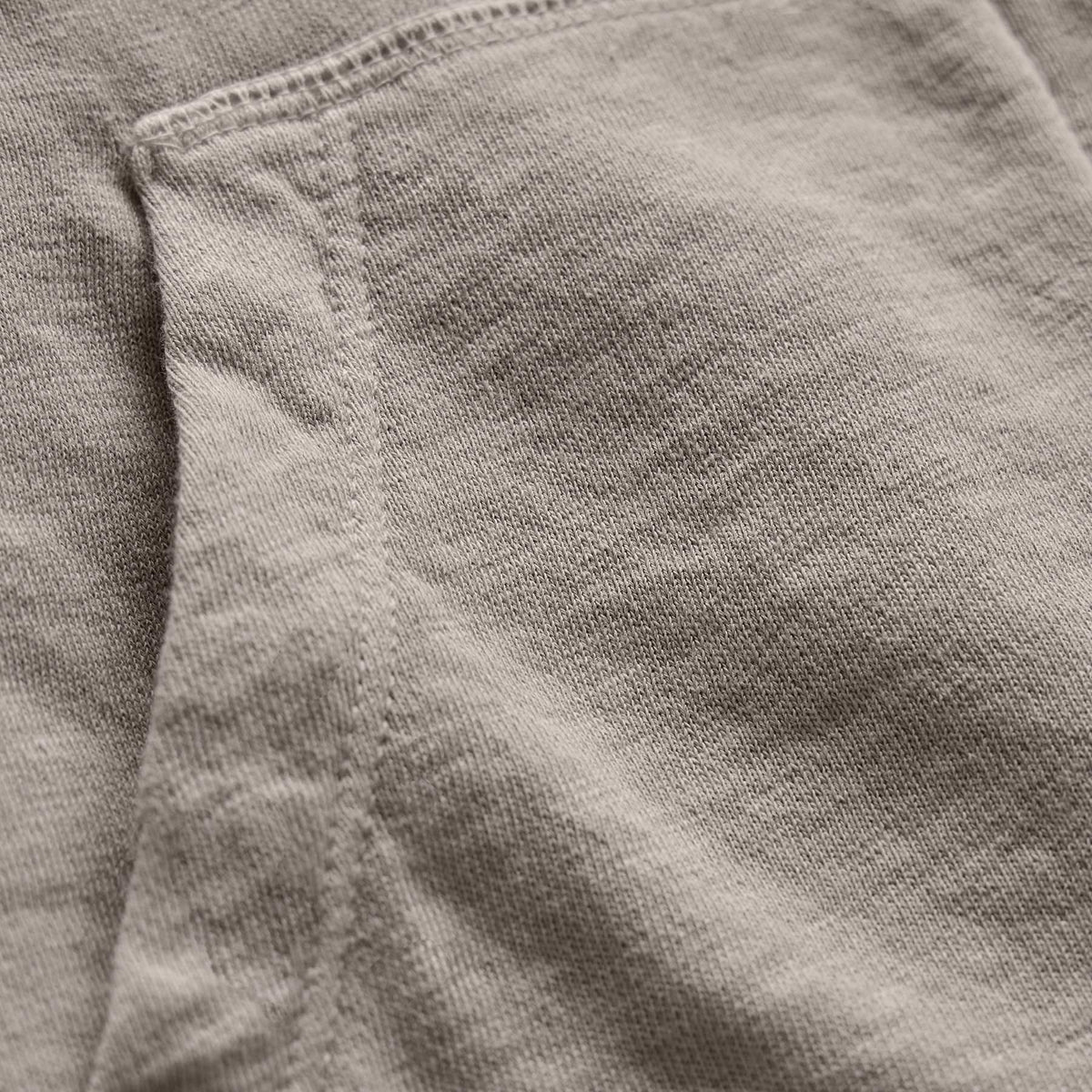 Vintage French Zip Up Hoodie in Fog Pigment | James Perse Los Angeles
