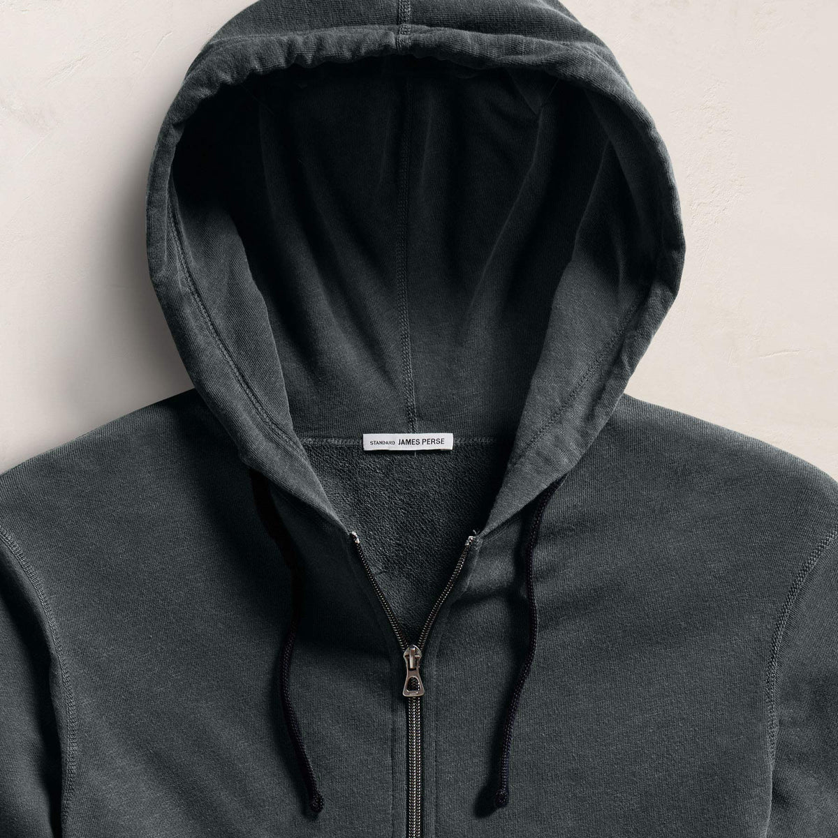 Vintage French Zip Up Hoodie in Fern | James Perse Los Angeles