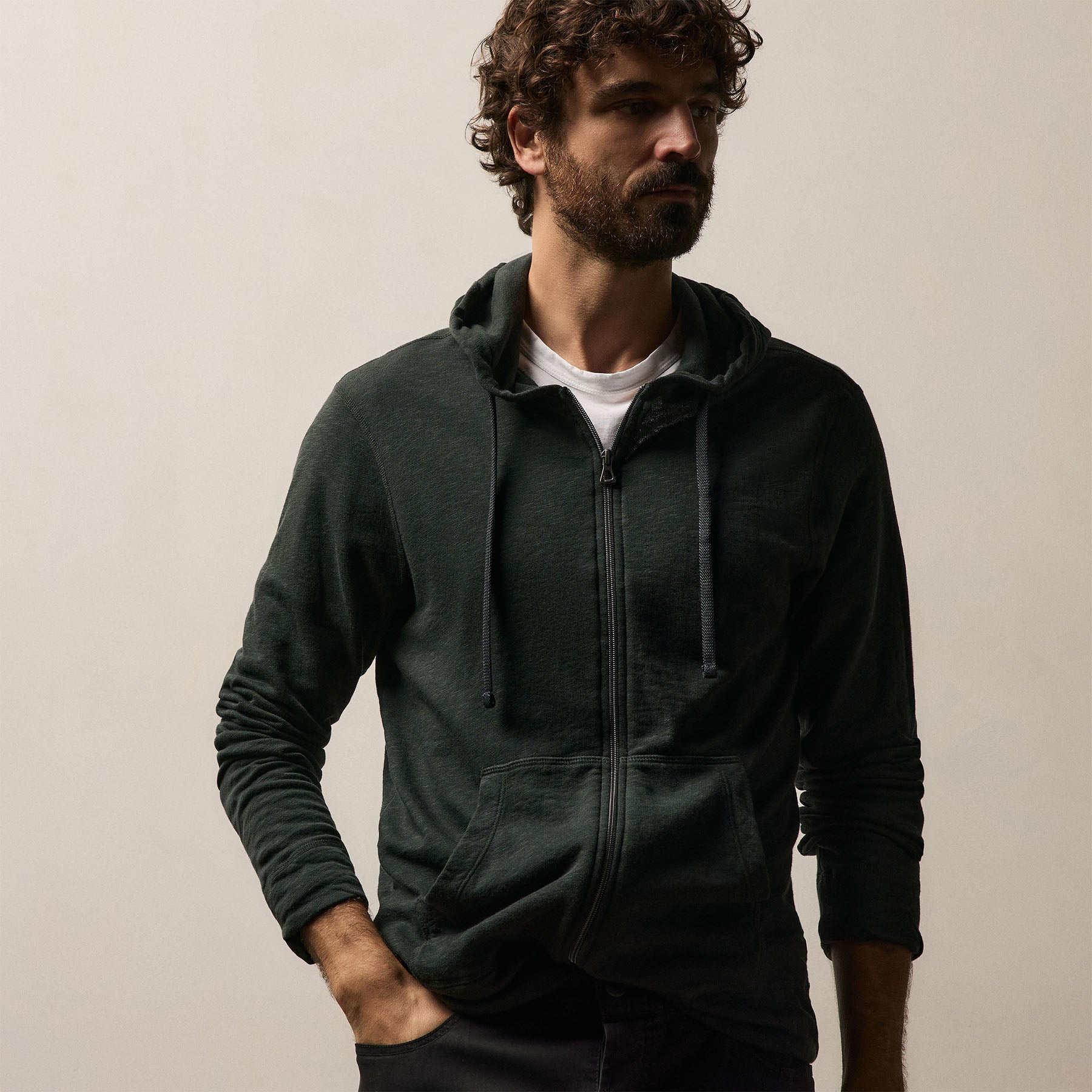 Vintage French Zip Up Hoodie