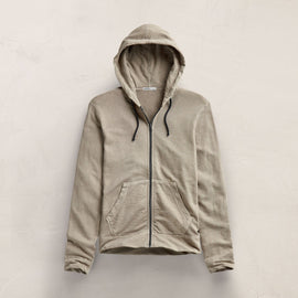 Vintage French Zip Up Hoodie in Overcast Pigment | James Perse Los Angeles