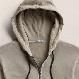 Vintage French Zip Up Hoodie in Overcast Pigment | James Perse Los Angeles