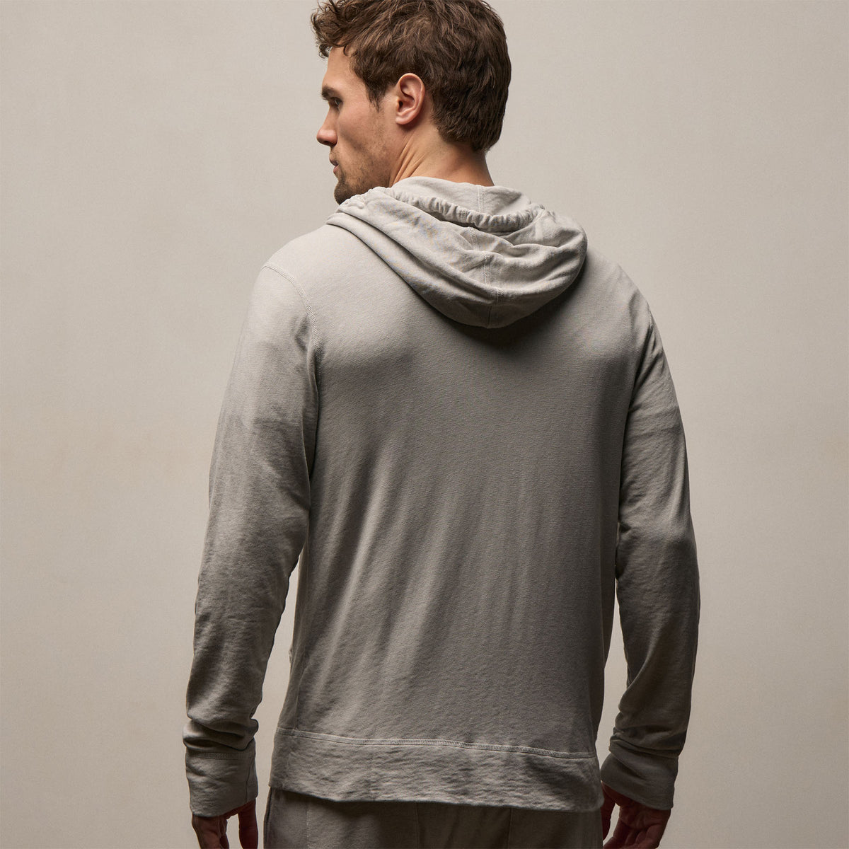 Vintage French Terry Zip Up Hoodie - Salt Pigment