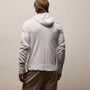Vintage French Zip Up Hoodie in White | James Perse Los Angeles