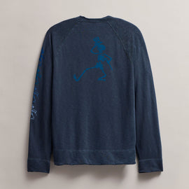 Men's Raglan Sweatshirt Grateful Dead in Deep Pigment | James Perse Los Angeles