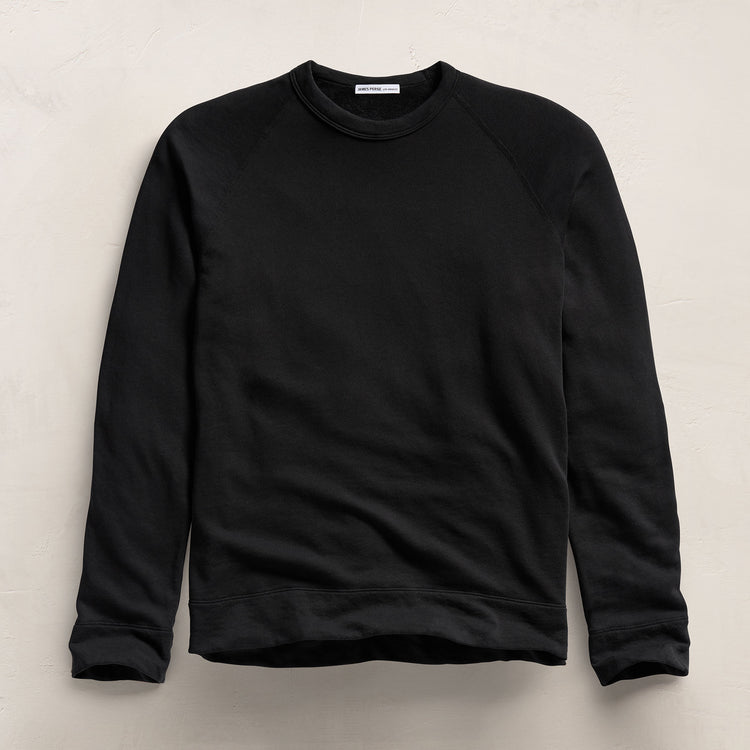 Vintage French Terry Sweatshirt - Black
