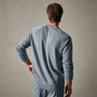Vintage French Terry Sweatshirt in Bluestone Pigment | James Perse Los Angeles