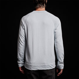 Vintage French Terry Sweatshirt in Baby Blue Pigment | James Perse Los Angeles