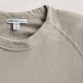 Vintage French Terry Sweatshirt in Concrete Pigment | James Perse Los Angeles