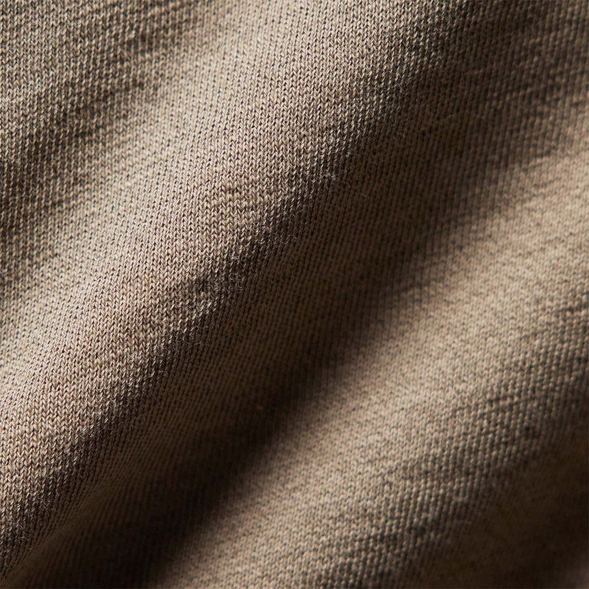 Vintage French Terry Sweatshirt in Cashew Pigment | James Perse Los Angeles