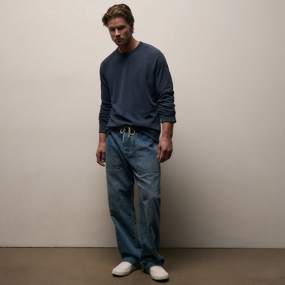 Vintage French Sweatshirt in Deep Pigment | James Perse Los Angeles