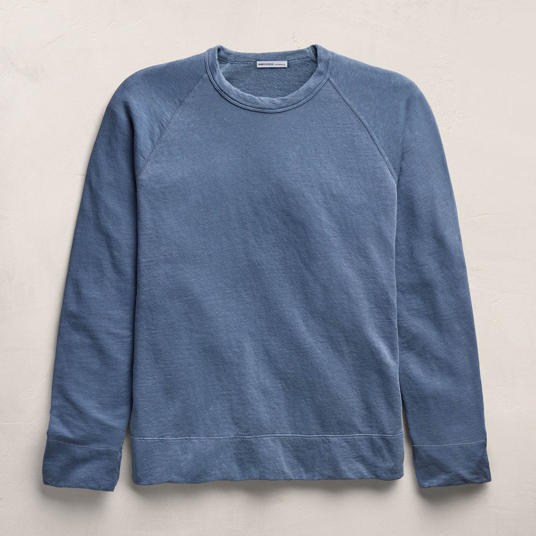 Vintage French Terry Sweatshirt in Danube Pigment | James Perse Los Angeles