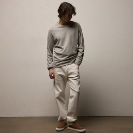 Vintage French Sweatshirt in Fog Pigment | James Perse Los Angeles