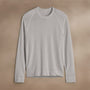 Vintage French Terry Sweatshirt in Light Mist Pigment | James Perse Los Angeles