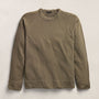 Vintage French Terry Sweatshirt in Light Olive Pigment | James Perse Los Angeles