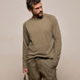 Vintage French Terry Sweatshirt in Light Olive Pigment | James Perse Los Angeles