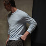 Vintage French Terry Sweatshirt in Open Sky Pigment | James Perse Los Angeles
