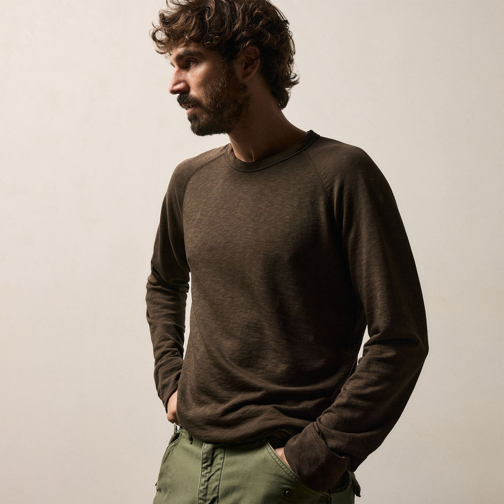 Vintage French Terry Sweatshirt in Porcupine | James Perse Los Angeles