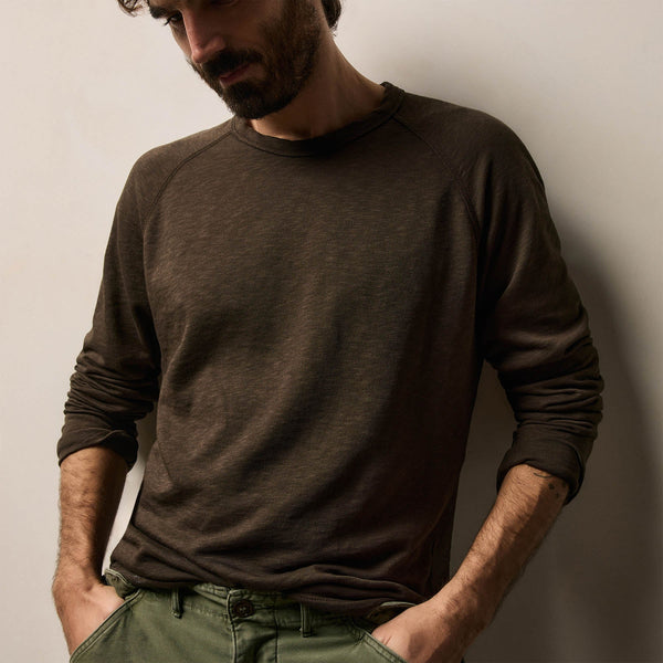 Vintage French Terry Sweatshirt in Porcupine | James Perse Los Angeles