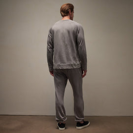 Vintage French Terry Sweatshirt in Silver Grey Pigment | James Perse Los Angeles