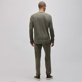 Vintage French Terry Sweatshirt in Trooper Pigment | James Perse Los Angeles