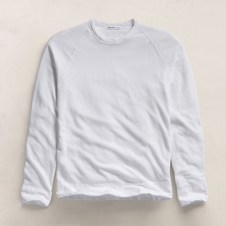 Vintage French Terry Sweatshirt - White
