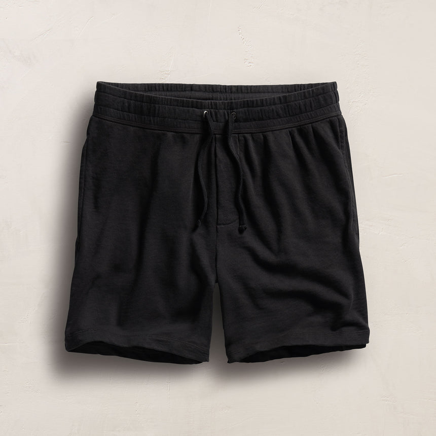 Vintage French Terry Sweat Short - Black