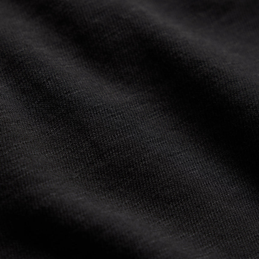 Vintage French Terry Sweat Short in Black | James Perse Los Angeles