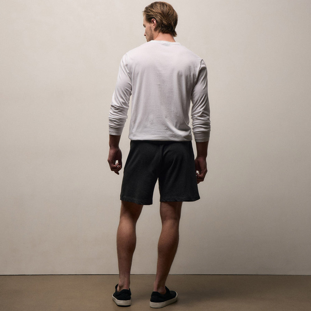 Vintage French Terry Sweat Short in Carbon Pigment | James Perse Los Angeles