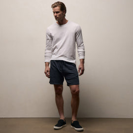 Vintage French Terry Sweat Short in Deep Pigment | James Perse Los Angeles