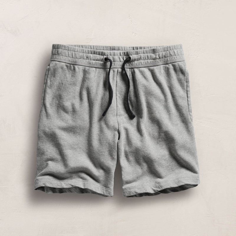 Vintage French Terry Sweat Short - Heather Grey