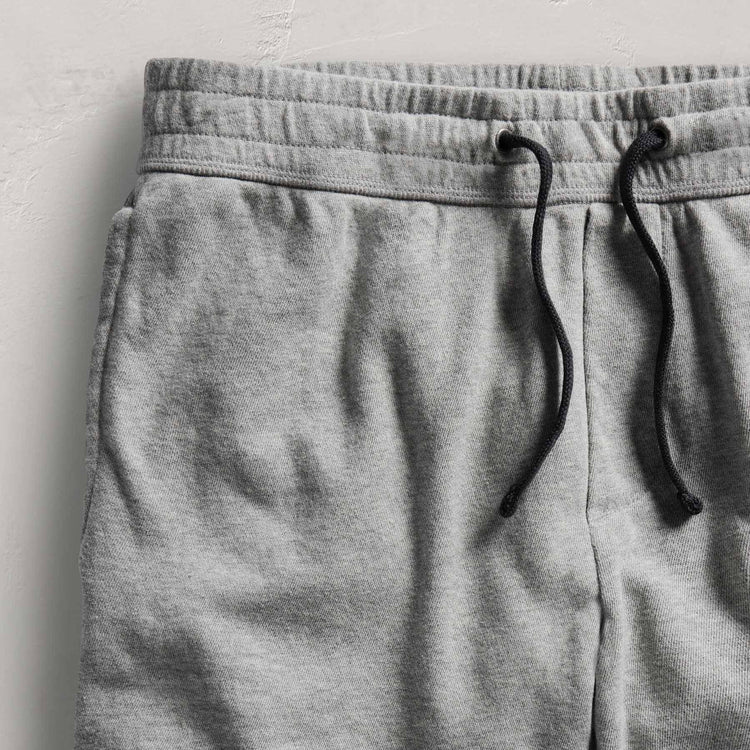 Vintage French Terry Sweat Short - Heather Grey