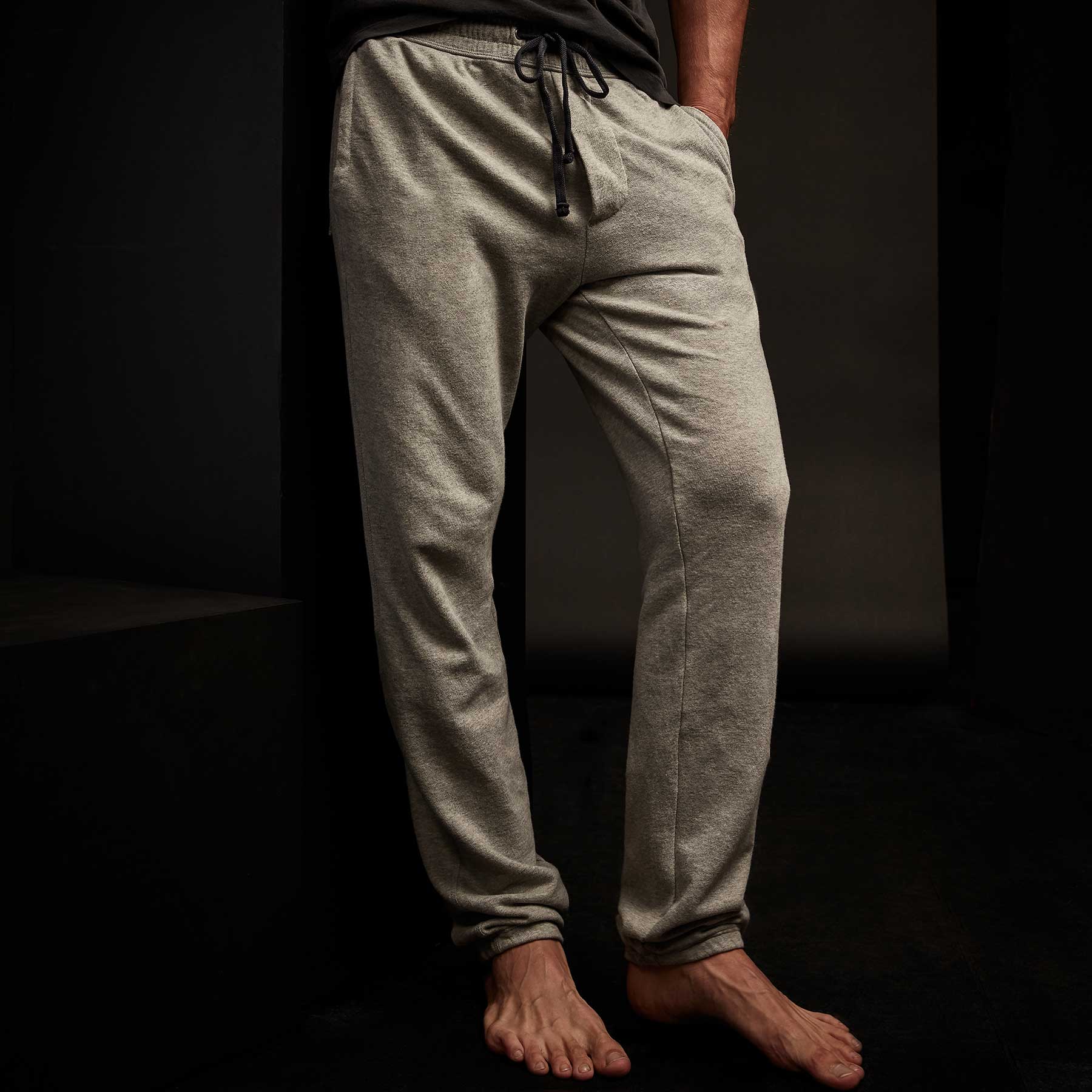 Vintage French Terry Sweatpant in Heather Grey | James Perse Los Angeles