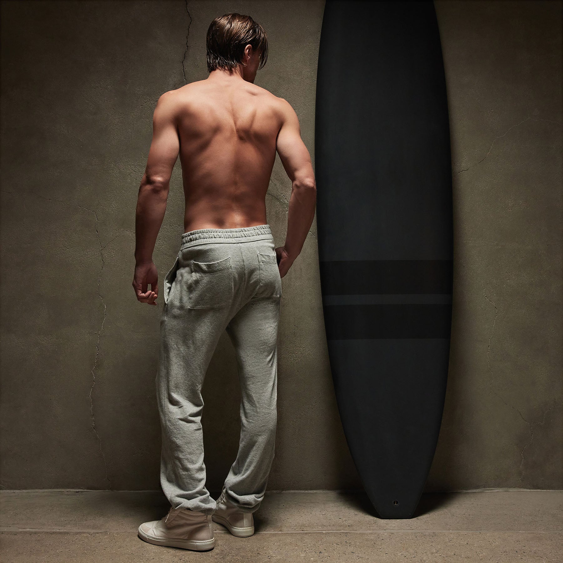 Vintage French Terry Sweatpant in Heather Grey | James Perse Los Angeles