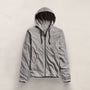 Vintage French Terry Zip Up Hoodie in Heather Grey | James Perse Los Angeles