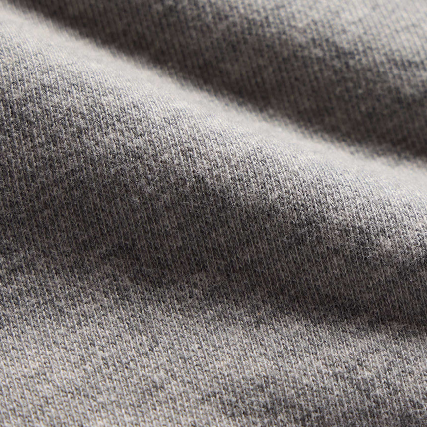 Vintage French Terry Zip Up Hoodie in Heather Grey | James Perse Los Angeles