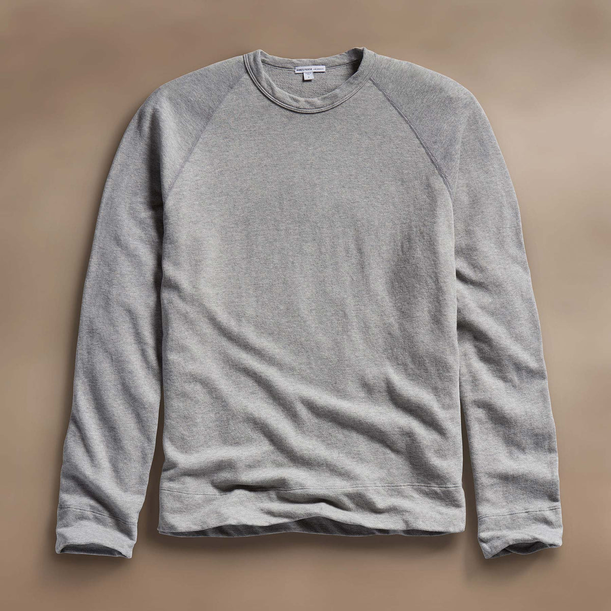 Vintage French Terry Sweatshirt in Heather Grey | James Perse Los Angeles