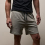 Vintage French Terry Sweat Short in Heather Grey | James Perse Los Angeles
